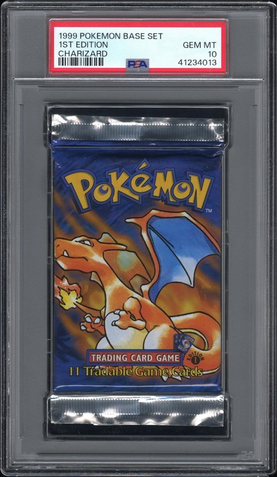 1999 Pokemon Base Set 1st Edition Charizard #4 Holo PSA 10
